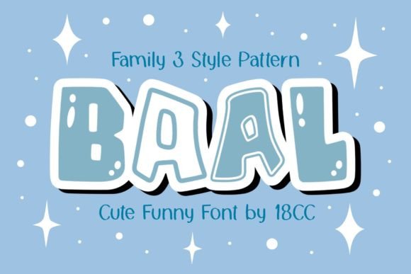 Baal: A Playful Display Font That Elevates Small Business Branding