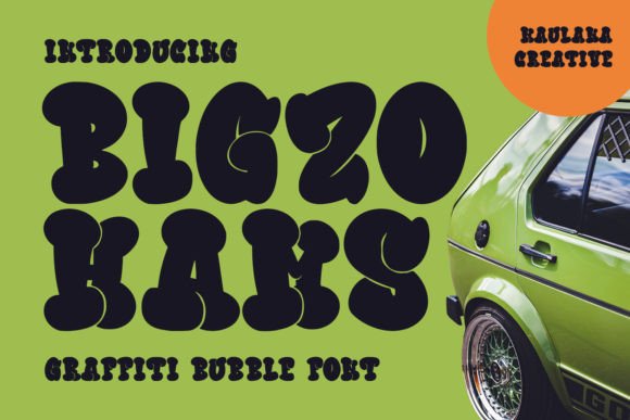 Bigzo Hams: A Playful Display Font That Elevates Small Business Branding
