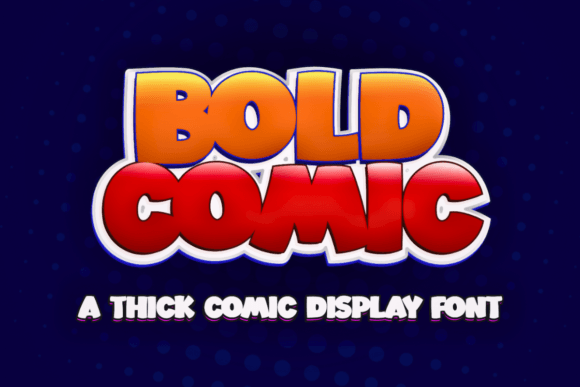 Bold Comic: A Display Font That Commands Attention