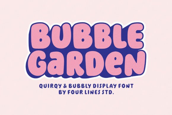 Bubble Garden Font: A Web Designer’s Dream Display Typeface