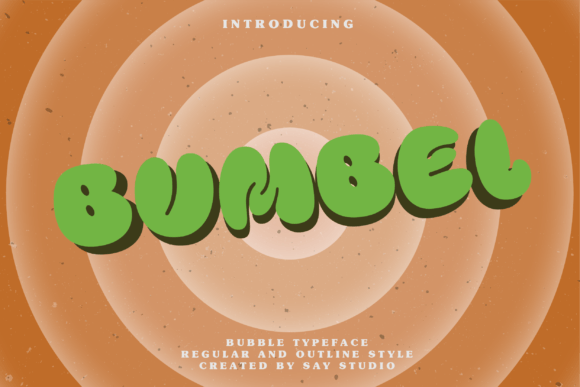 Bumbel: A Funky Display Font for Bold Branding