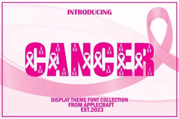 Cancer Font: A Bold Display Typeface for Business Branding