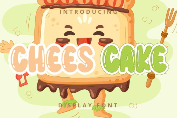 Chees Cake: A Fun Display Font for Web Design