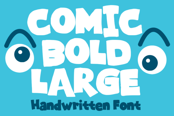 Comic Bold Large: A Bold Display Font for Handmade Labels, Invitations, and Creative Packaging
