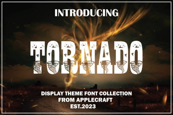 Engage Your Audience with the Bold Personality of Tornado Font