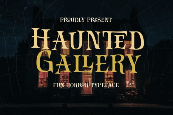 Haunted Gallery Font: Elevating Horror-Inspired Design for Web and Digital Brands