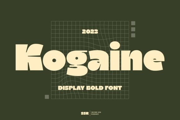 Kogaine: A Bold Display Font for Modern Editorial Design
