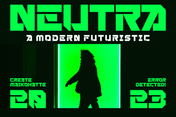 Neutra: A Futuristic Typeface for Crafters and Product Designers