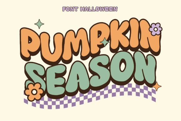 Pumpkin Season Font: Adding Cheer to Handmade Designs