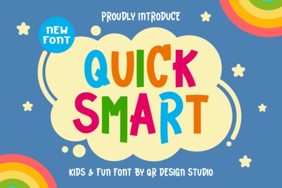 Quick Smart Font Review: A Friendly Display Typeface for Playful Branding