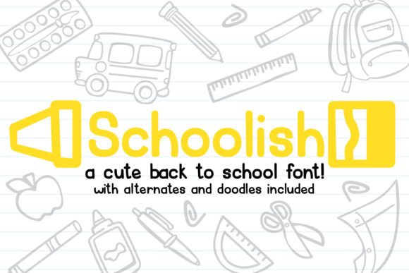 Schoolish: A Playful Display Font for Creative Web Design