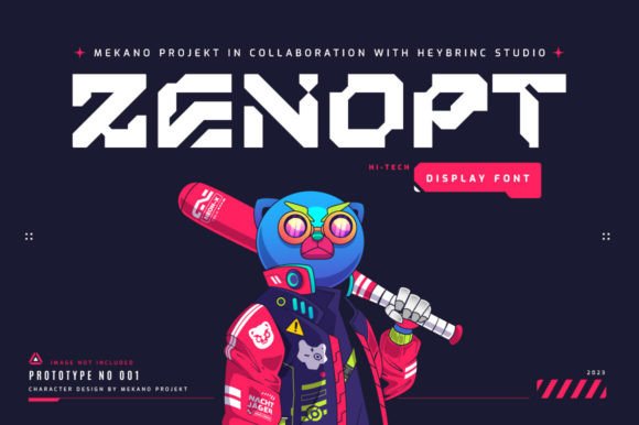 Zenopt: A Future-Ready Display Font for Campaigns